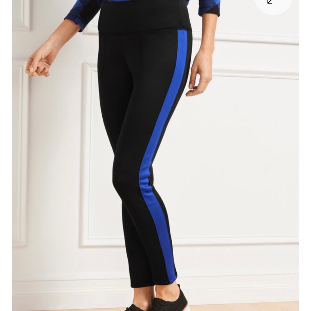 T BY TALBOTS Black Fleece Lined Leggings